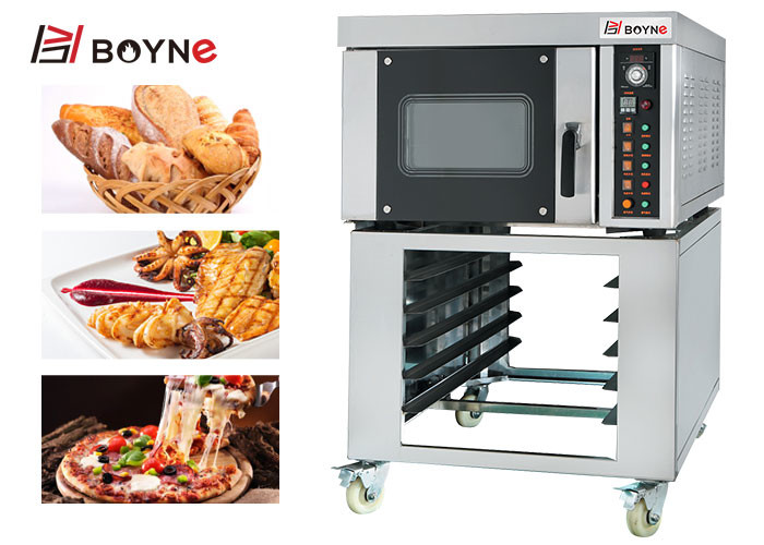 Industrial Stainless Steel Hot Air Convection Bakery Oven with Three Layer