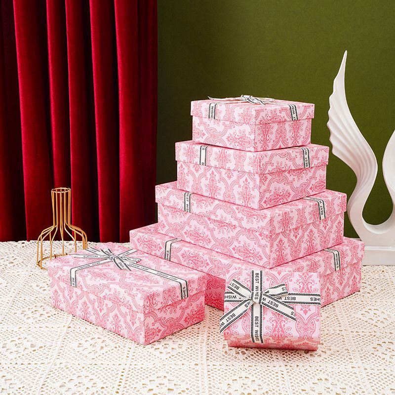 Cardboard Paper Packaging Gift Carton Box, Rigid Lid and Base Cosmetic Perfume Clothes Packing Box