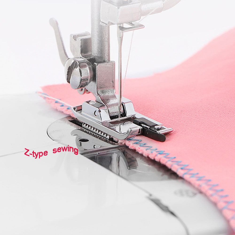 Butterfly Sewing Machine for Clothes Easy Operation White Body Blue Yellow Printing