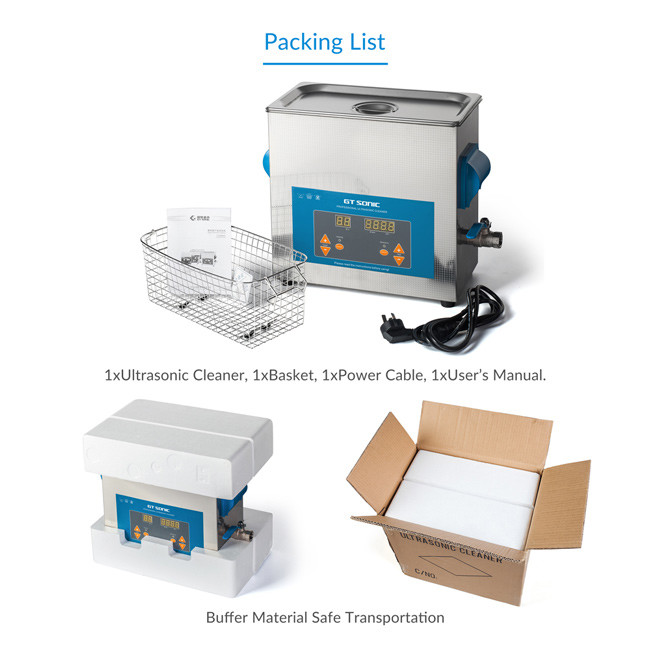 150W 6L 40kHZ Ultrasonic Cleaner , High Frequency Ultrasonic Cleaner