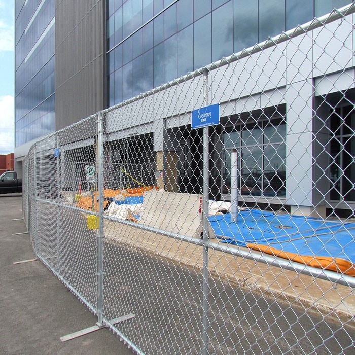 6'x10' temporary chain link fence ,construction panels tubing 1½"(38mm) x 15.5ga/1.70mm wall thick chain mesh2¼"50mm