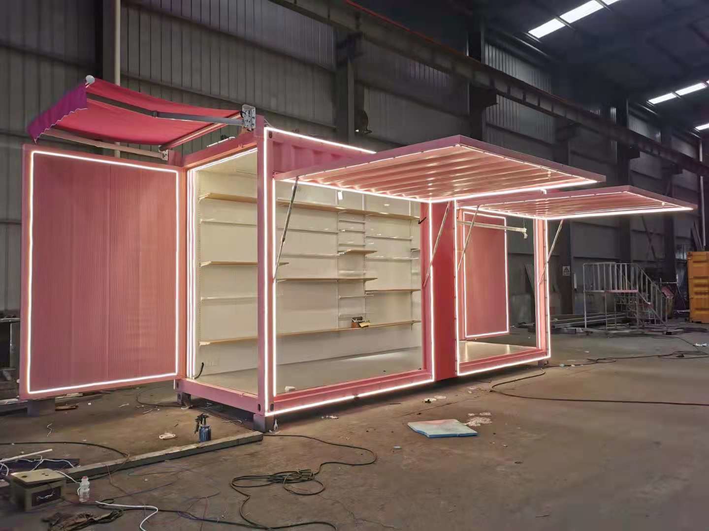 20HC Maya Gift Customization Expandable Shipping Container House Float Shop
