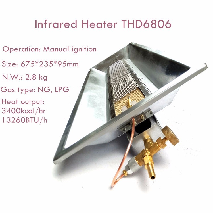 Manual Ignition LPG Gas Brooder Heater Equipment For Animal Husbandry