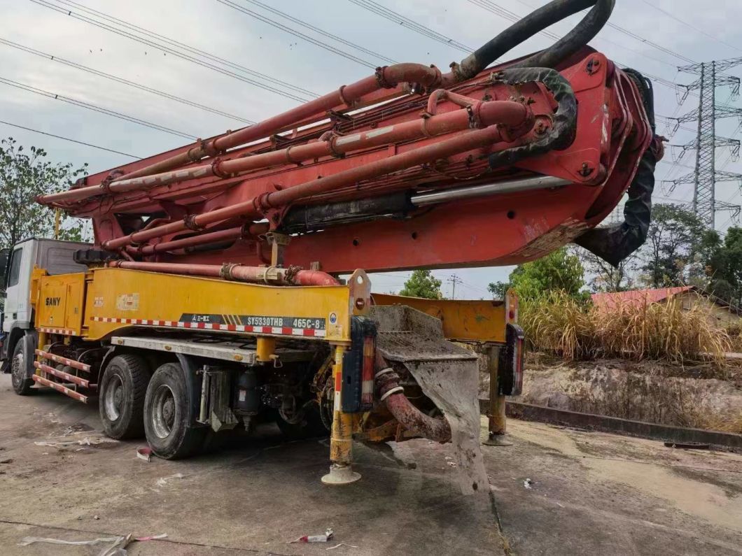 Used Construction Machine Sy Concrete Pump Truck with Mercedes Benz Chassis