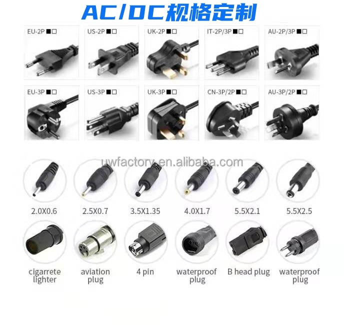 3-24V 10A Digital Display Adjustable Power Supply Adapter USB Wall Charger with Sustainable and Adjustable Voltage Output