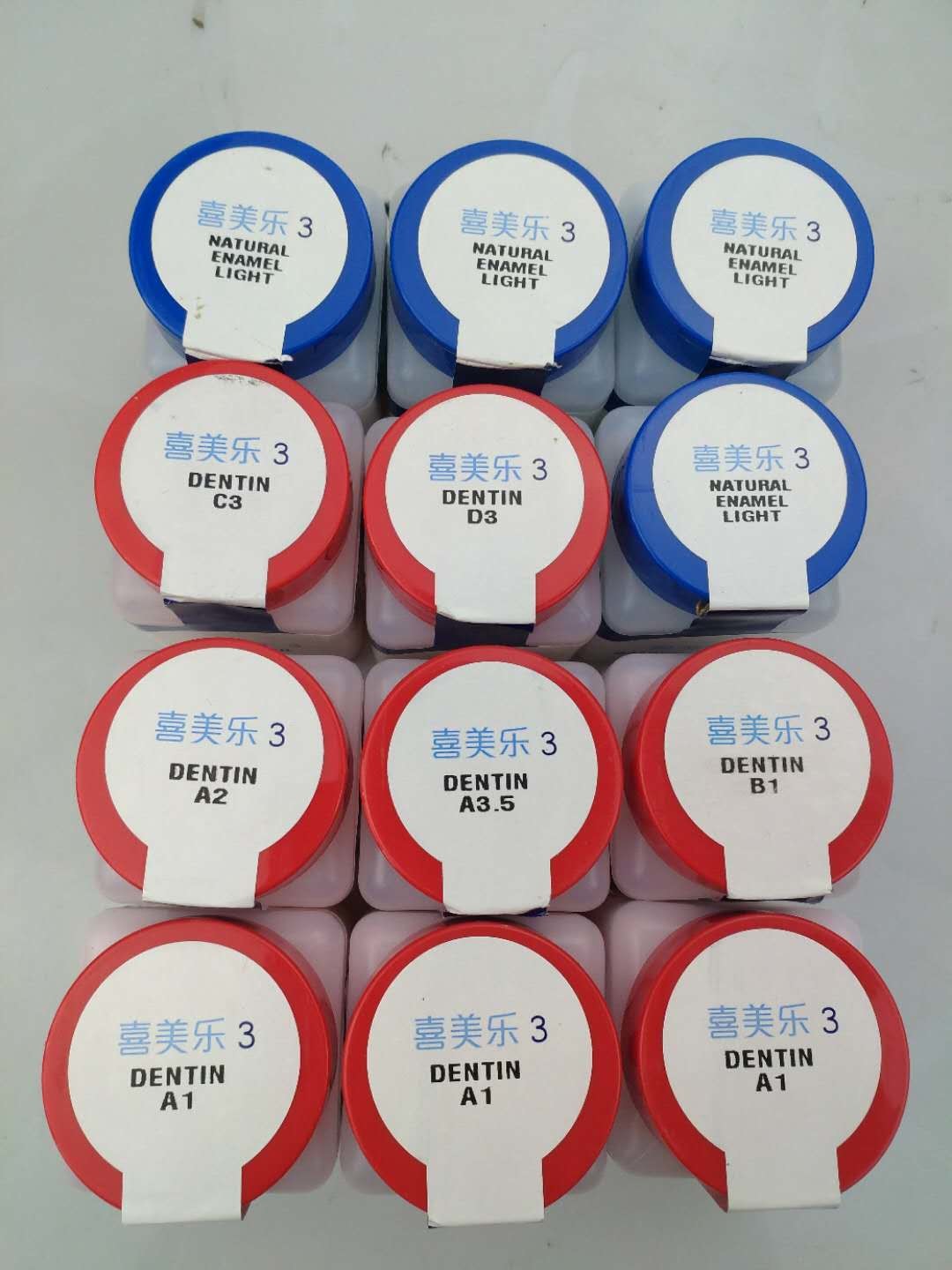 Original Dental Medical Material Ceramco 3 Dentine Porcelain Powder