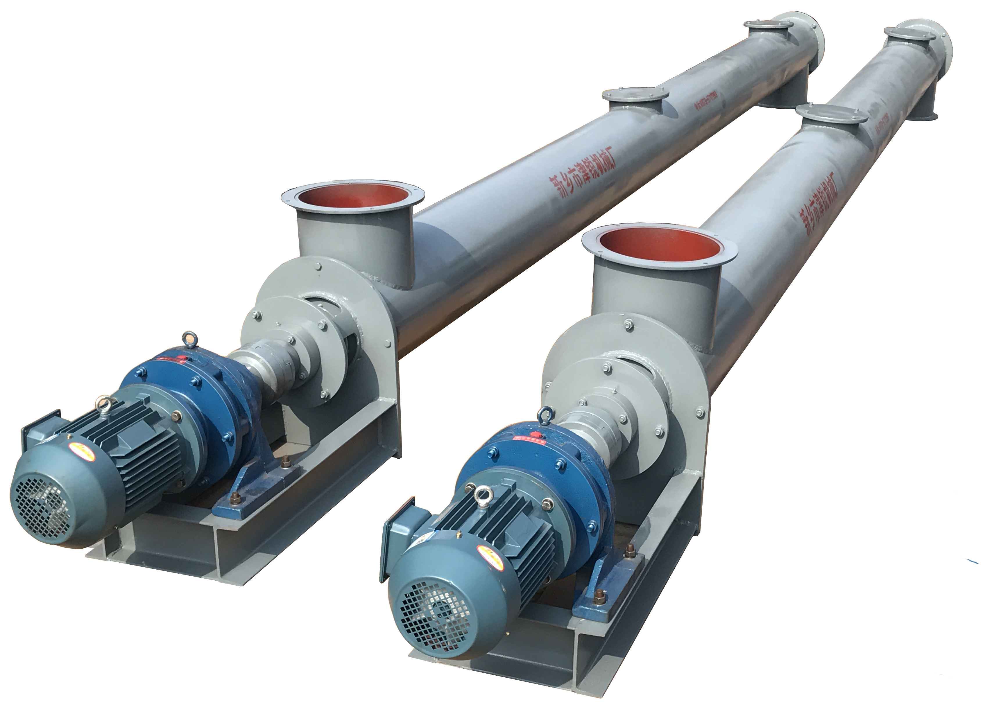 Carbon Steel Pipe Type Auger Screw Conveyor Small Scale For Gravel