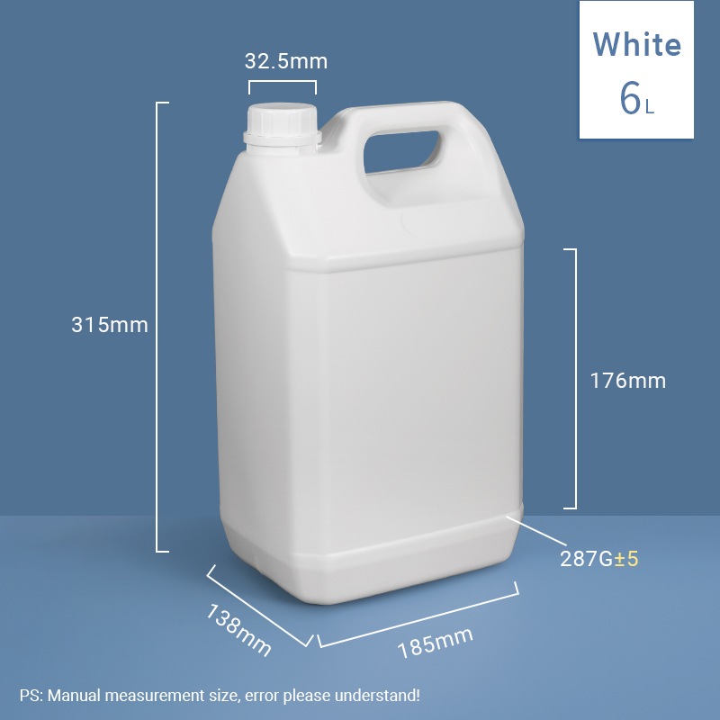 200ml Customized Round White HDPE Plastic Bottles for Pesticides and Detergent Liquid