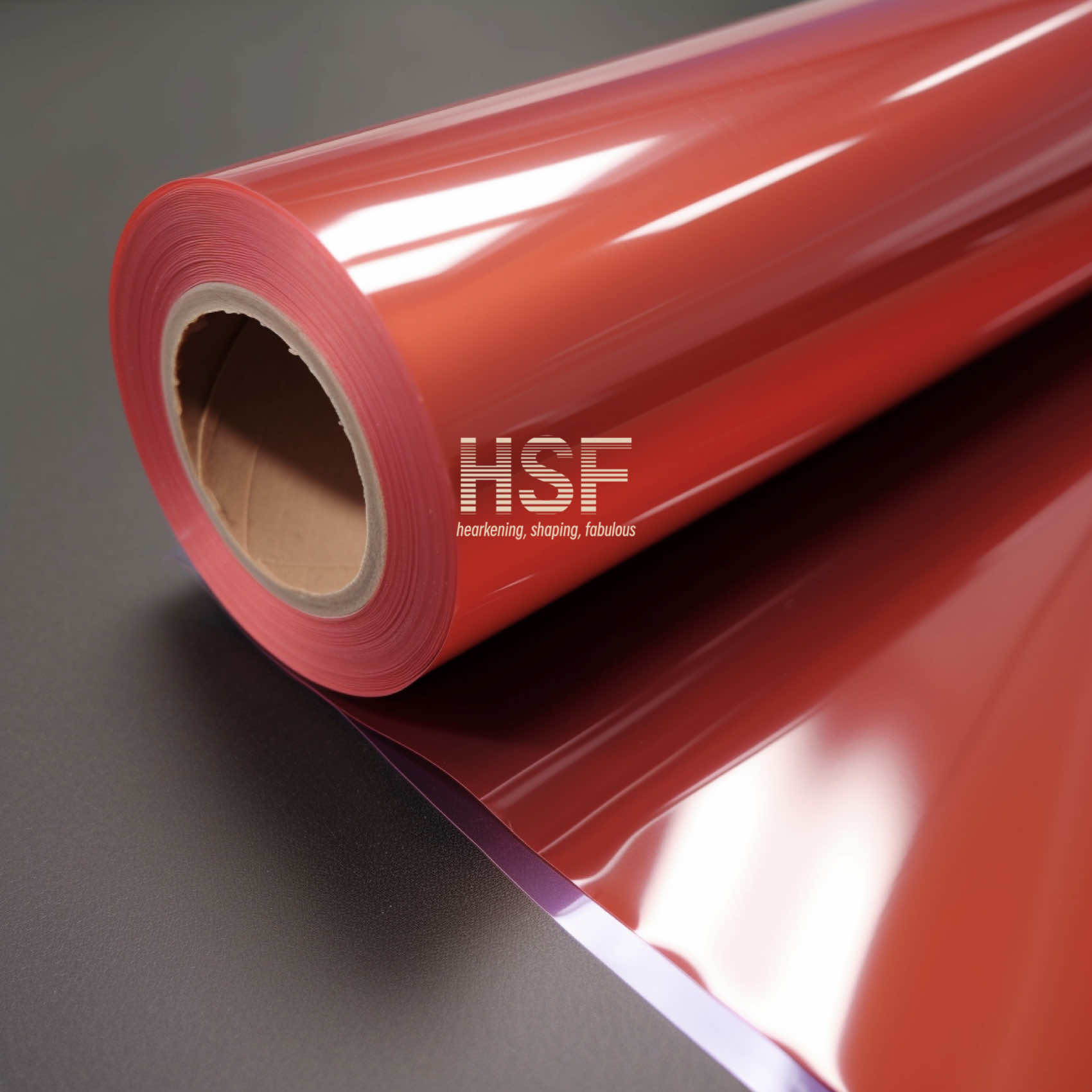75 μm translucent red MOPP release film, for food packaging, lamination, tapes labels, industrial applications,
