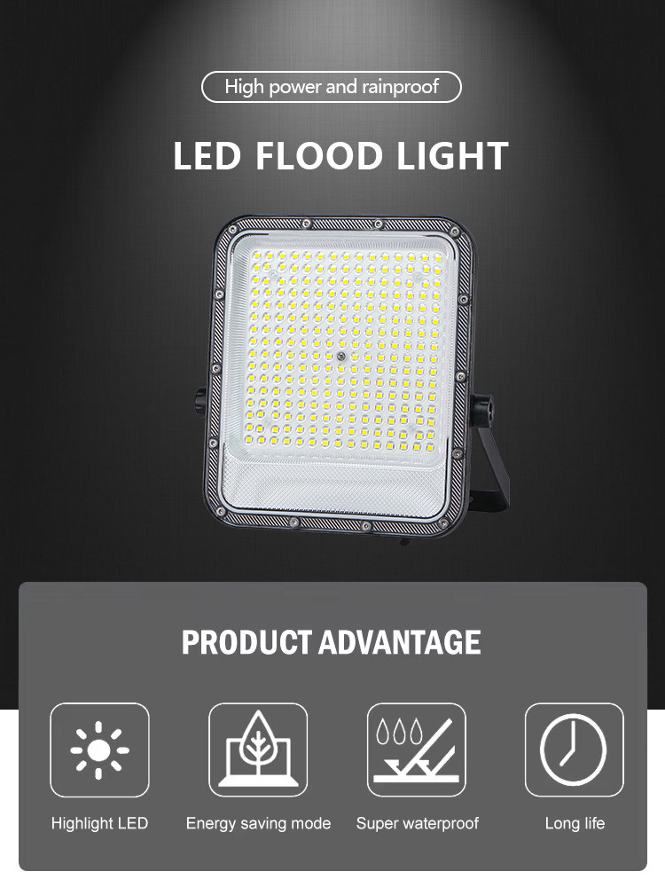 LED Floodlight That Rotates 180 Degrees Waterproof Made Of Aluminum High Brightness For Outdoor Light