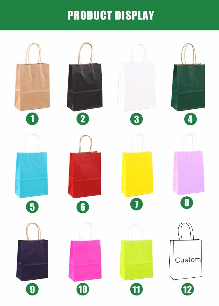 FSC Certified Kraft Paper Handbag For Clothing And Garment Packaging