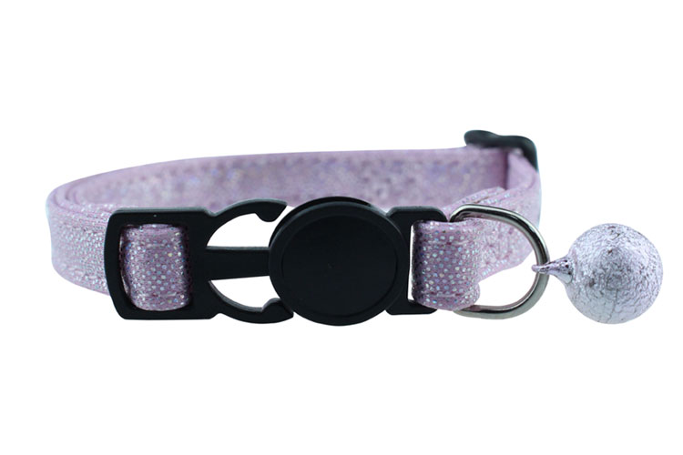 Pu Breakaway Pet Training Collars inflatable cat collar With Bling Bell