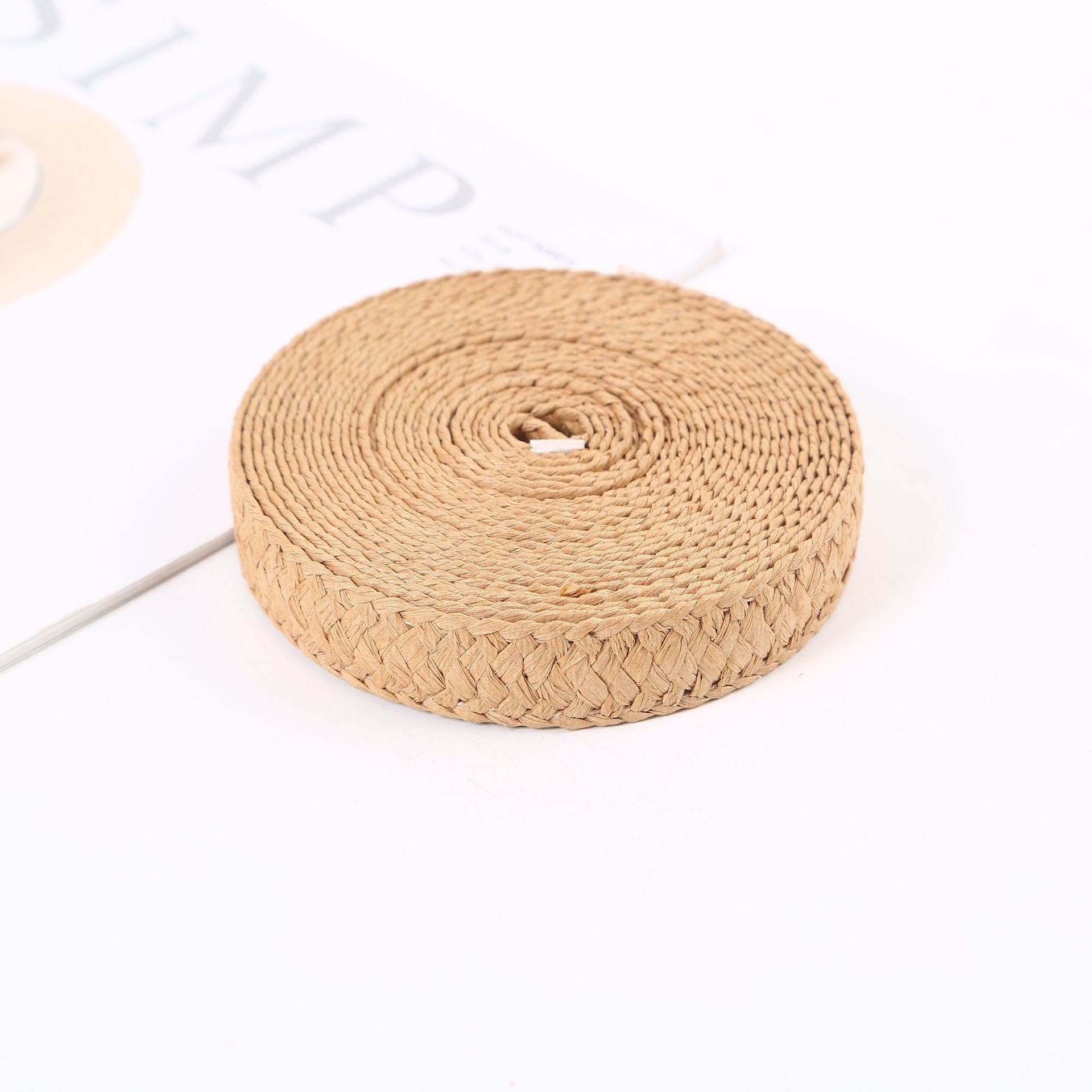 FSC Certificate Raffia Woven Paper Ribbon Eco Friendly Wrapping Gift Paper Ribbon