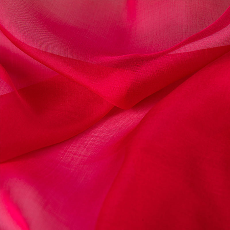 Soft Tulle Solid Color 6mm Silk Chiffon Fabrics 140cm Lining Dress Material