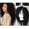 Buy cheap Brazilian Curly Swiss Human Hair Full Lace Wigs For Black Women With Baby Hair from wholesalers