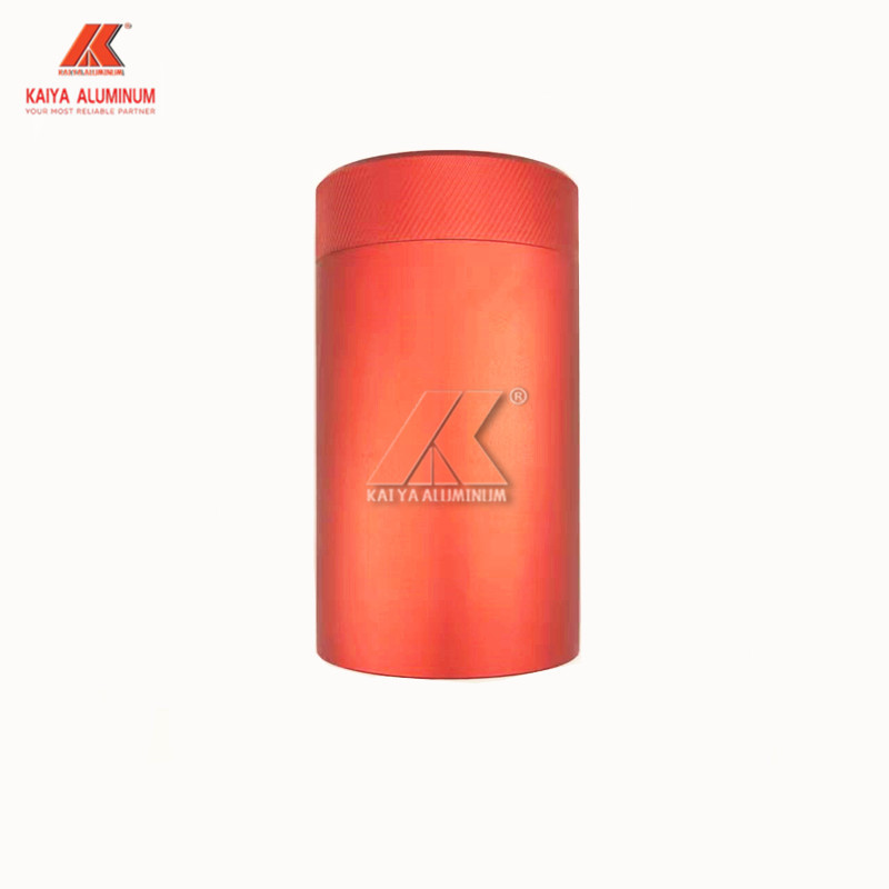 Travel Empty Tea Storage Round Aluminum Cans T8 With Lids