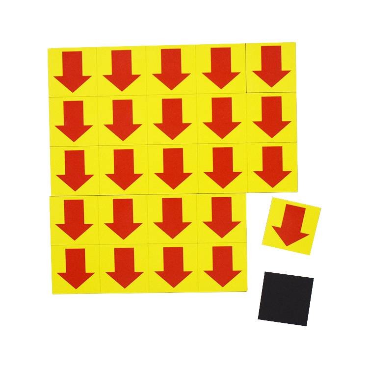 Custom Size Magnetic Arrows For Whiteboard Flexible Waterproof Durable