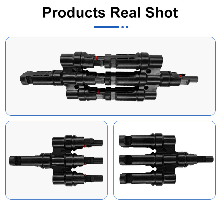Waterproof IP67 Snap In PV Connectors Cable Female And Male