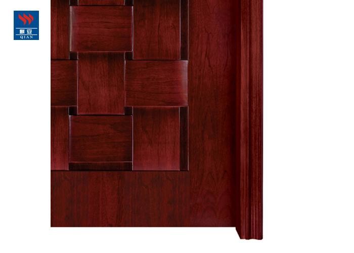 Modern Design Wooden Doors WHI UL Certification Fire Rated Wood Door With Modelling