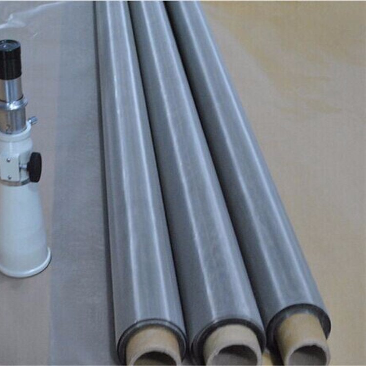 100 micron ultra fine 304 316 316L stainless steel wire mesh net for filtering