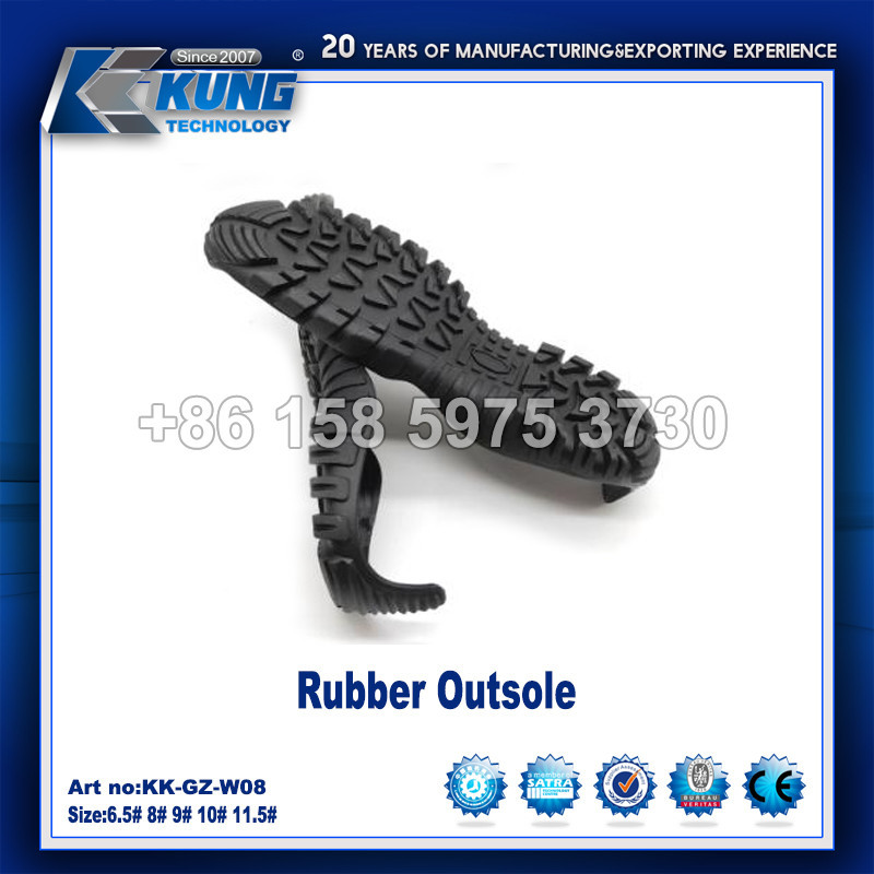 Lightweight EVA Rubber Sole , Black Rubber Outsole Slip Resistant