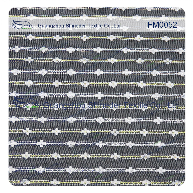 Light Silver Nylon Metallic Lace Fabric for garment