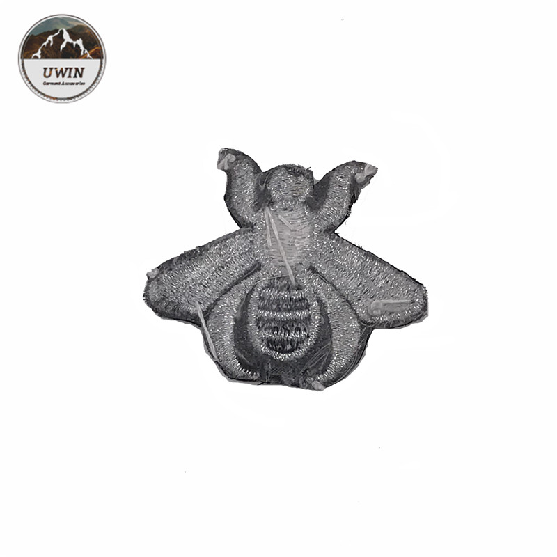 Beads Handmade Sew On Embroidered Patches With Merrowed Border / Heat Cut Border