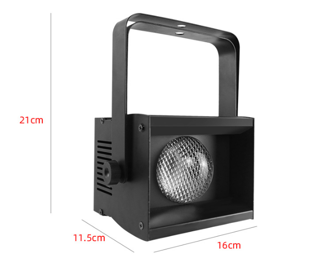 DMX512 Stage LED Laser Light Aluminum Plastic COB Par Lights 60w For Nightclubs