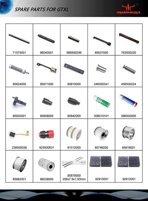 Auto Cutter Parts 85947000 GTXL Cutter Parts Knife Guide Sharpener Presser Foot Assy