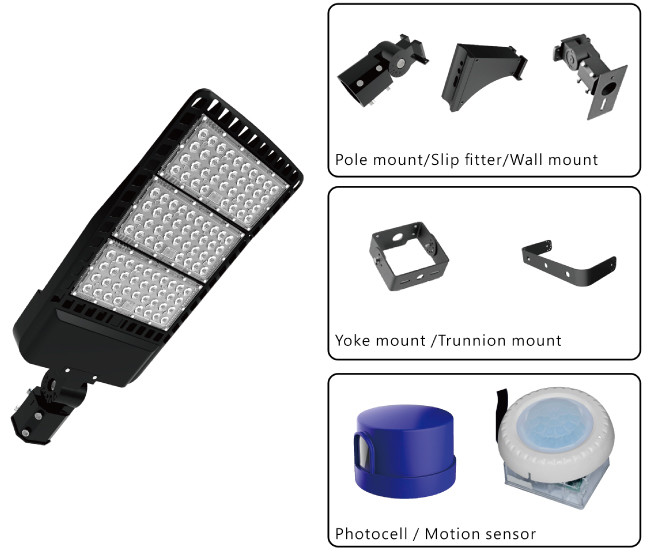 Commercial 10000 Lumen Exterior LED Flood Lights -30 To 45℃ Operating Temp