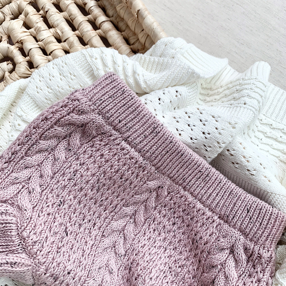 Winter Kids Toddler Girl Pants Children Baby Short Pants Knitted Leggings Baby Knitted Shorts