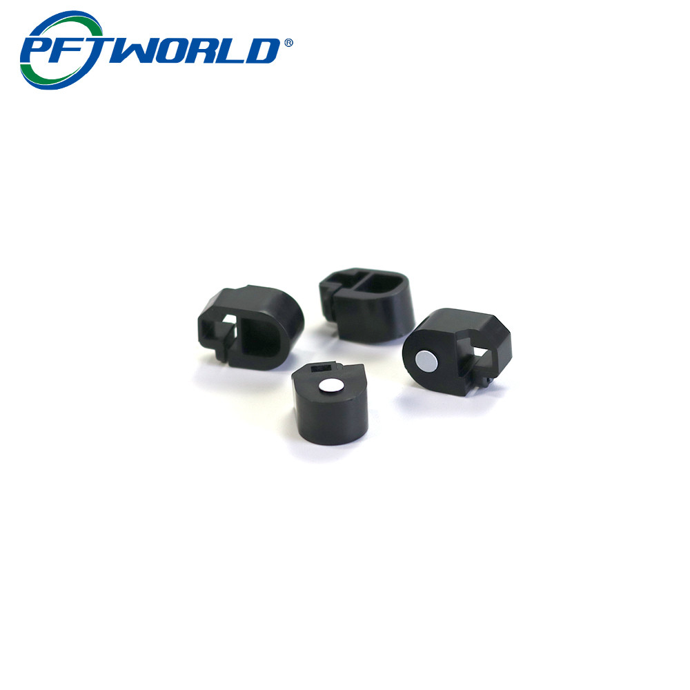 White Silkscreen CNC Machining Plastic Parts , Milling Medical Camera Accessories