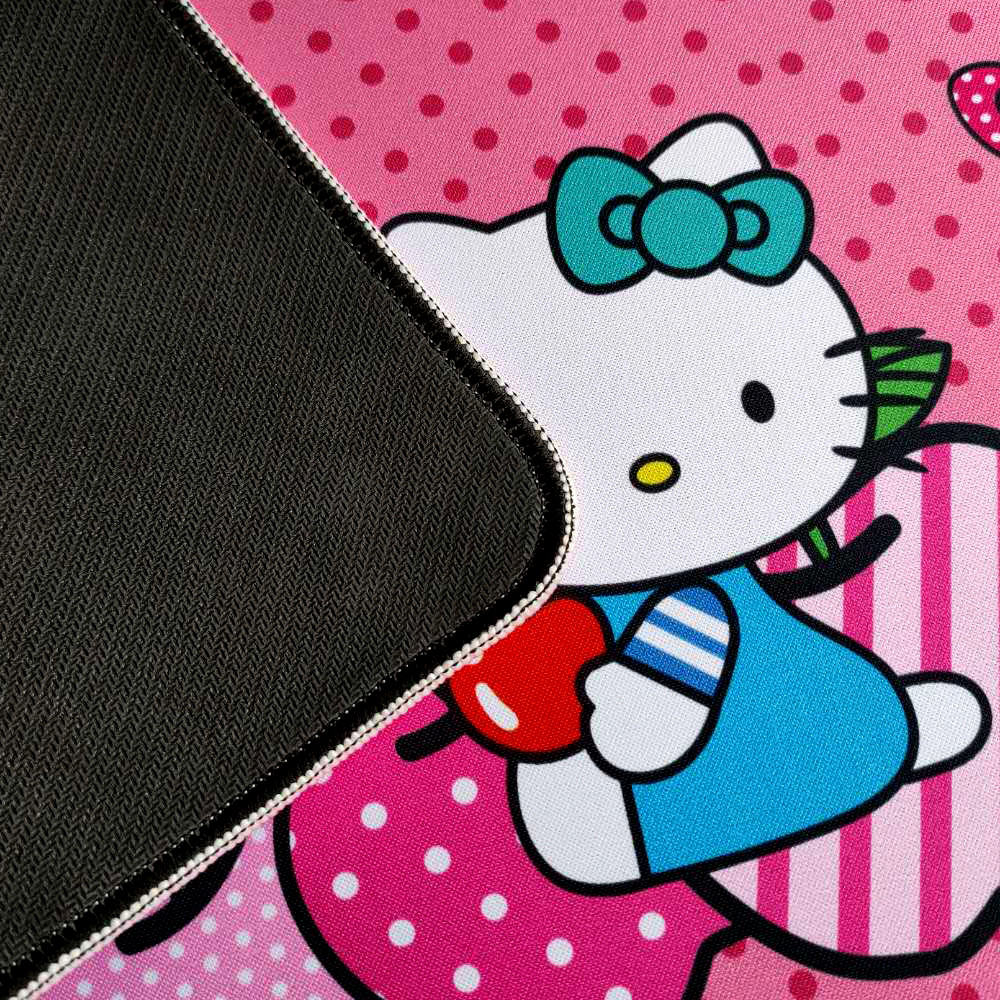 Printed Customized Rubber Hello Kitty Mouse Pad