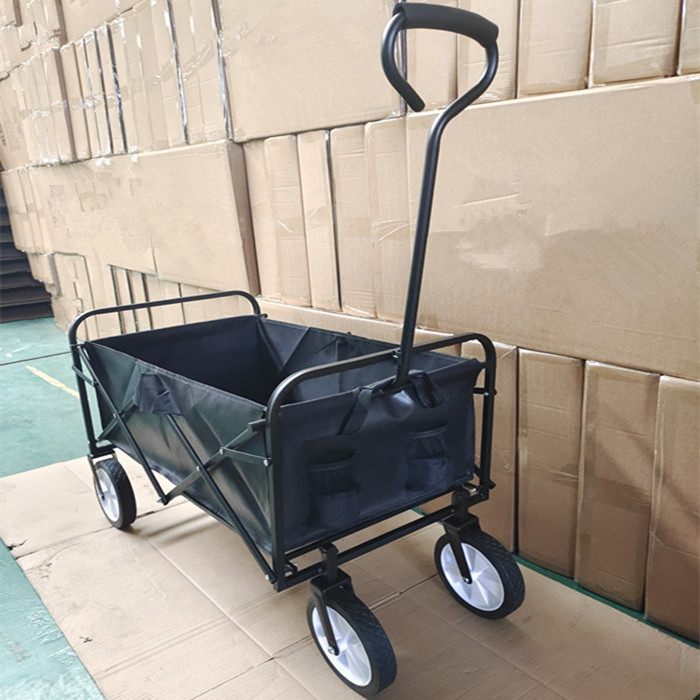4 PVC Wheels Foldable Multi Purpose Trolley For Carrying Cloth Bag Color Customized