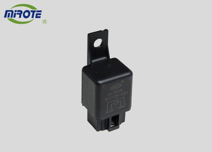 4 Way Black Plastic Cover Car Air Conditioner Relay 24v 40a , 30a 24vdc Relay MB141980