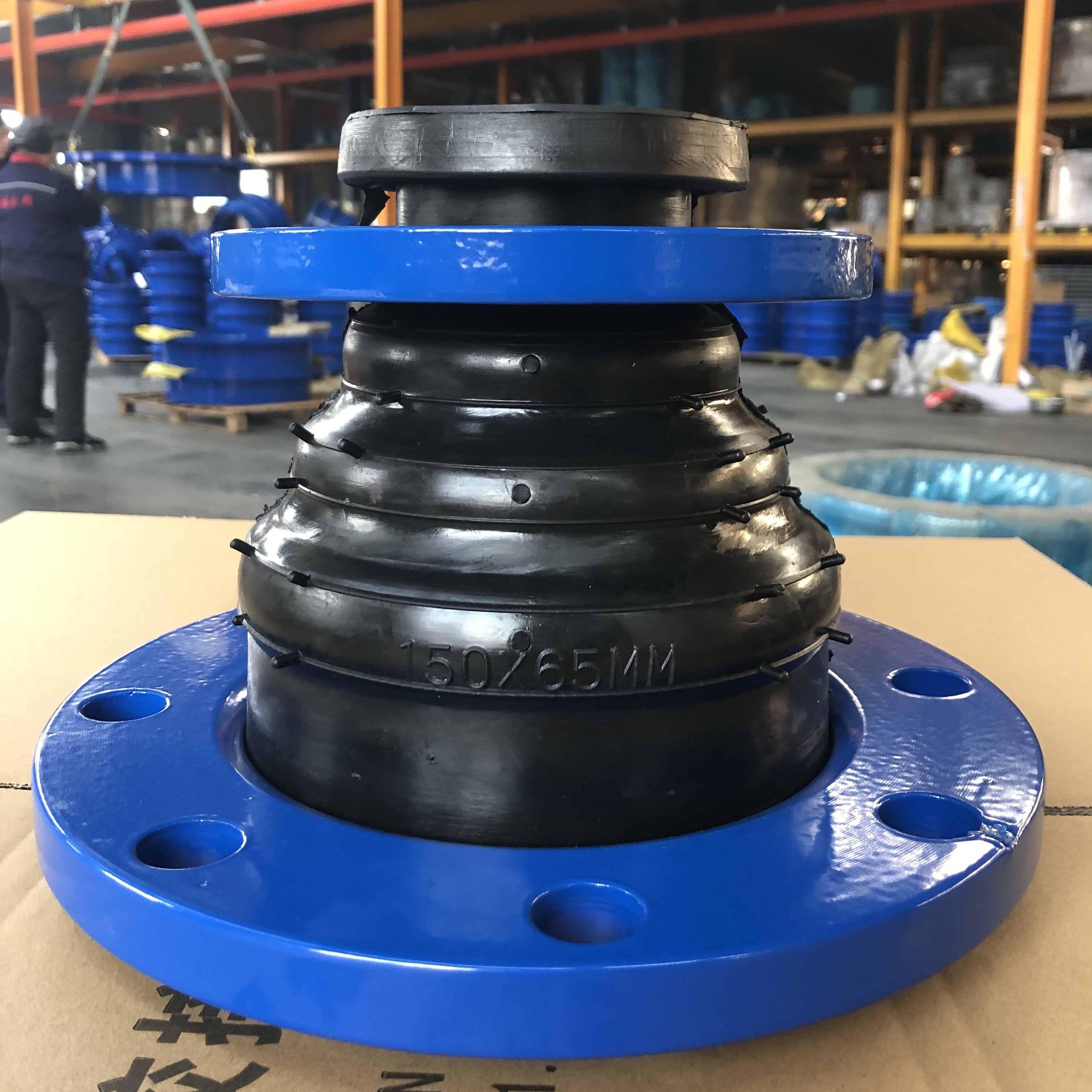 Rubber Expansion Joint For Water Pump, DN100 Eccentric Reducing Rubber Expansion Joint
