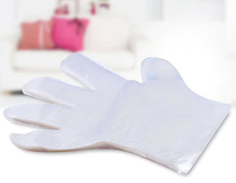 PE Polyethylene Disposable Food Handling Gloves Powder Free Lightweight