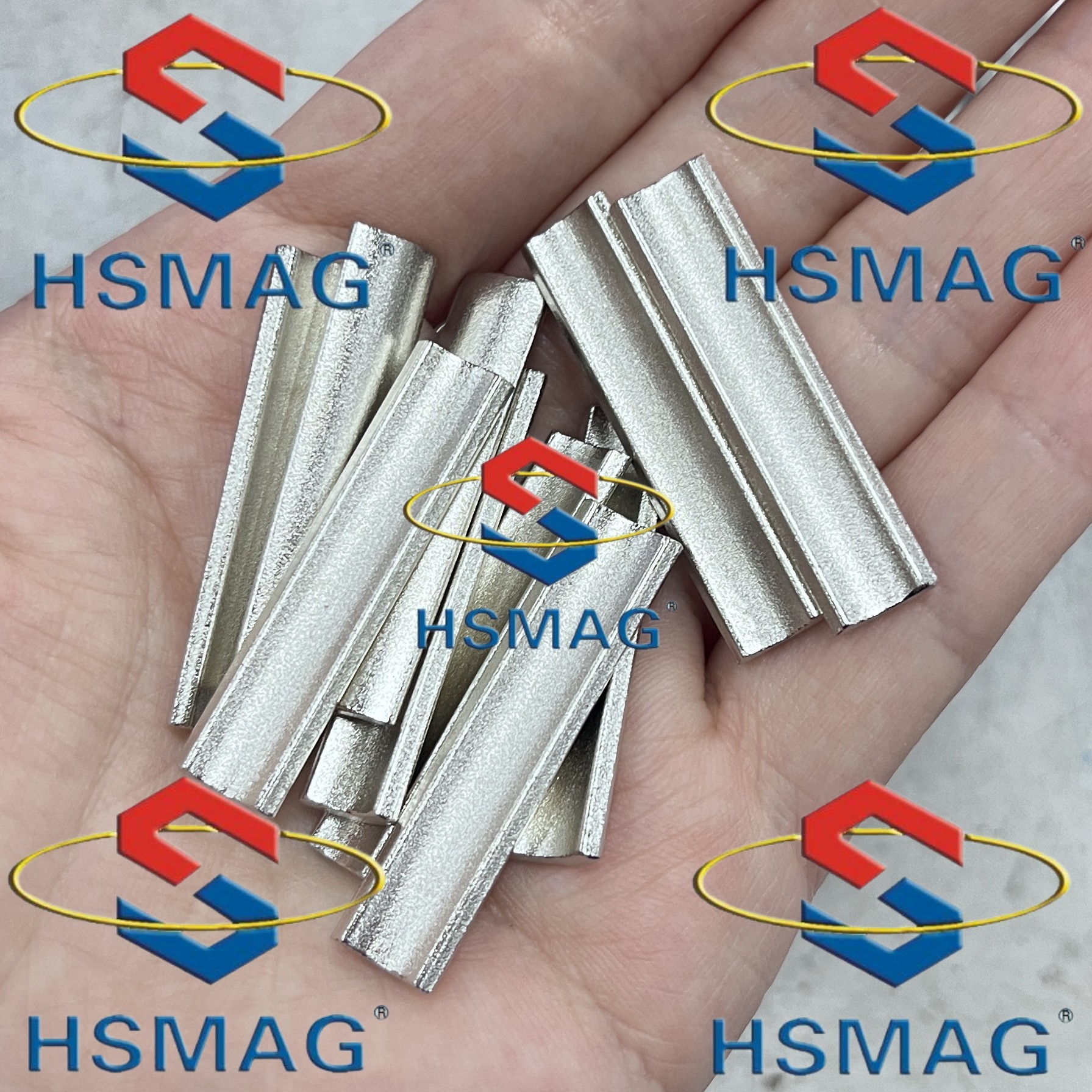 Sintered Industrial Arc SmCo Magnet Electroplate Ni/Zn Coated High Temp Resist