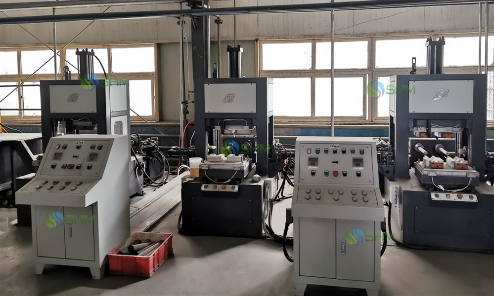 Automatic Paper Casting Runner Foundry Paper Tubes Making Machine With Hot Press Equipment