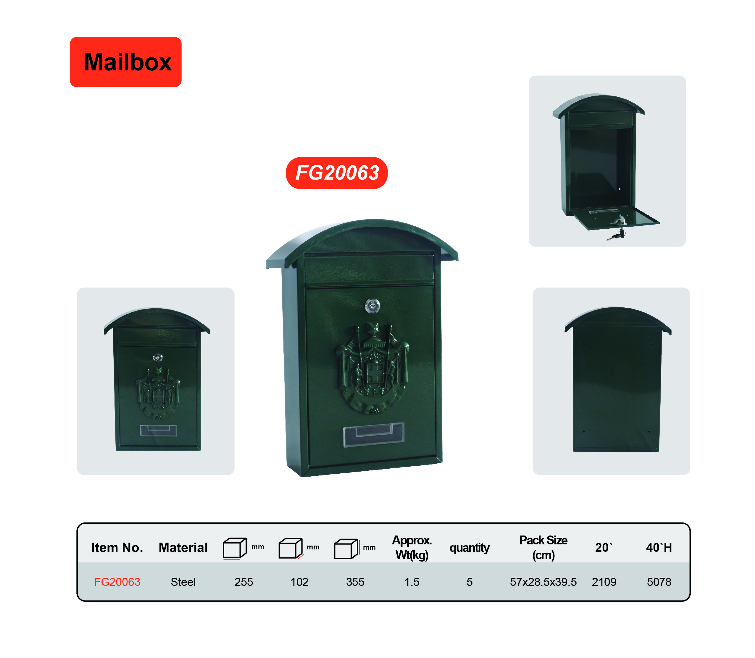 Retro Style Residential Mailboxes Garden Commercial Mailboxes