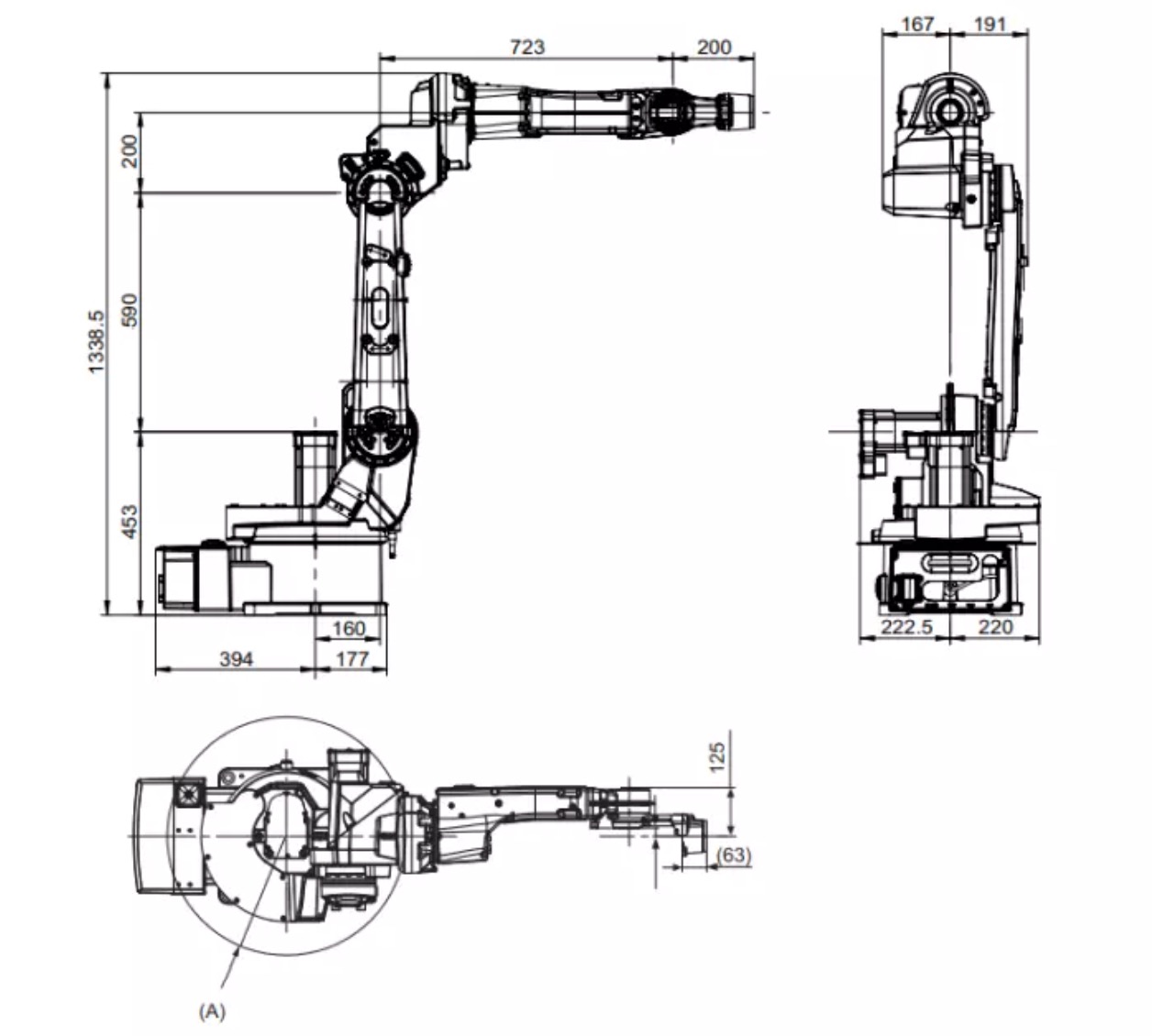 Industrial IRB 1520ID 6 Axis Robot Arm With OTC Welding Machine