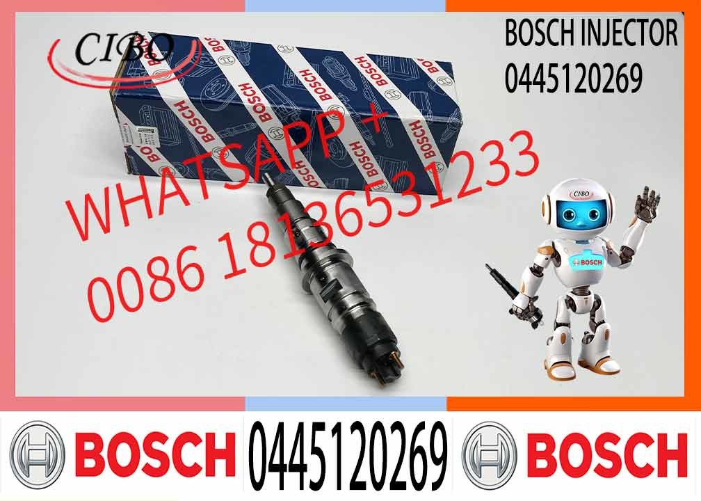 High Quality Diesel Fuel Injector Common Rail Injector Assembly 0445120269