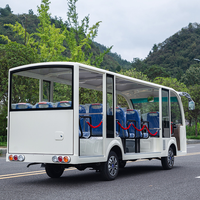 Amusement Park 7.5kw Ac Motor Drive Electric Shuttle Bus 23 Persons Electric Sighsteeing Car With Bus Seater