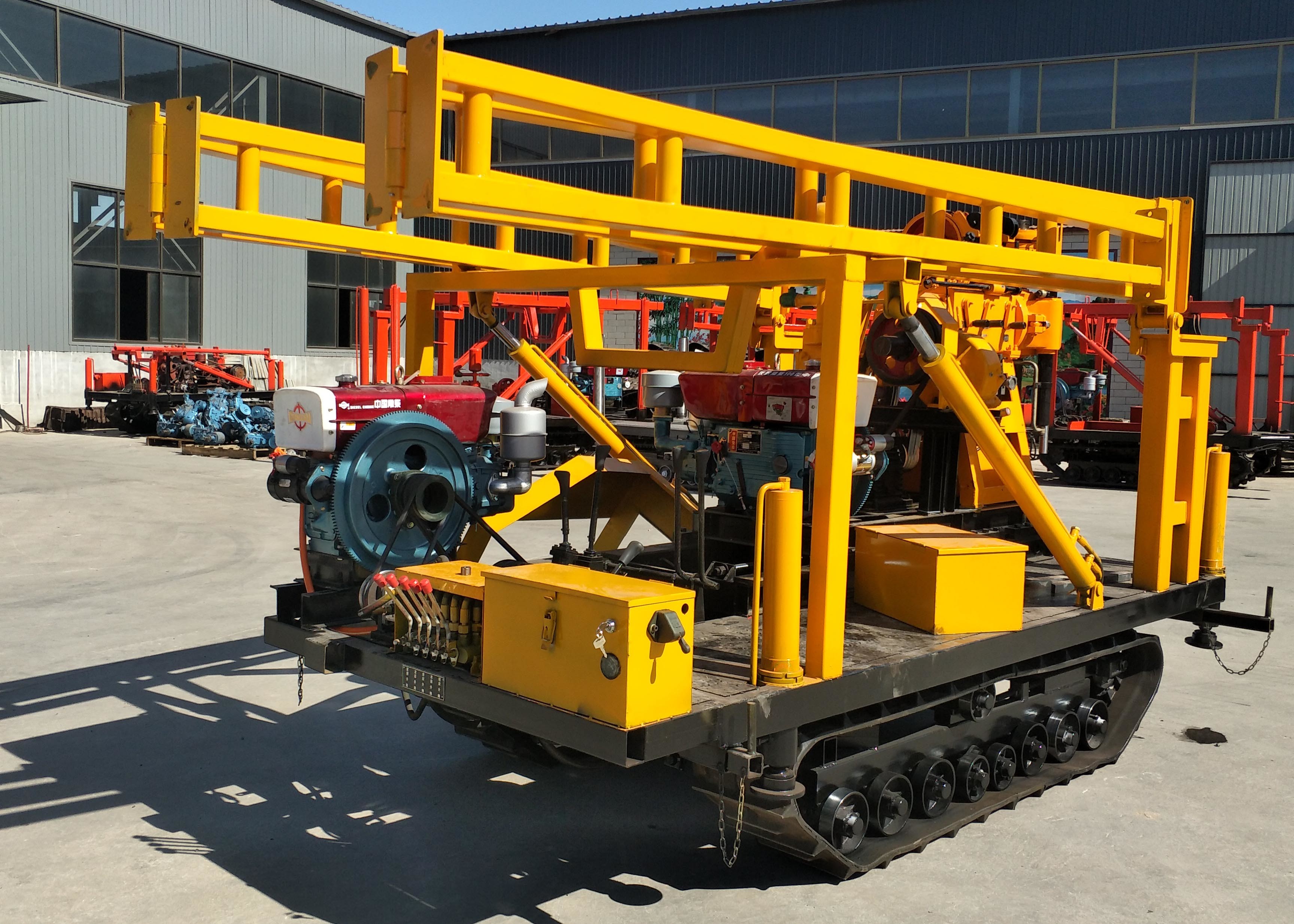 Diesel Engine Large Loading Capacity Crawler Track Undercarriage For Drilling Rigs