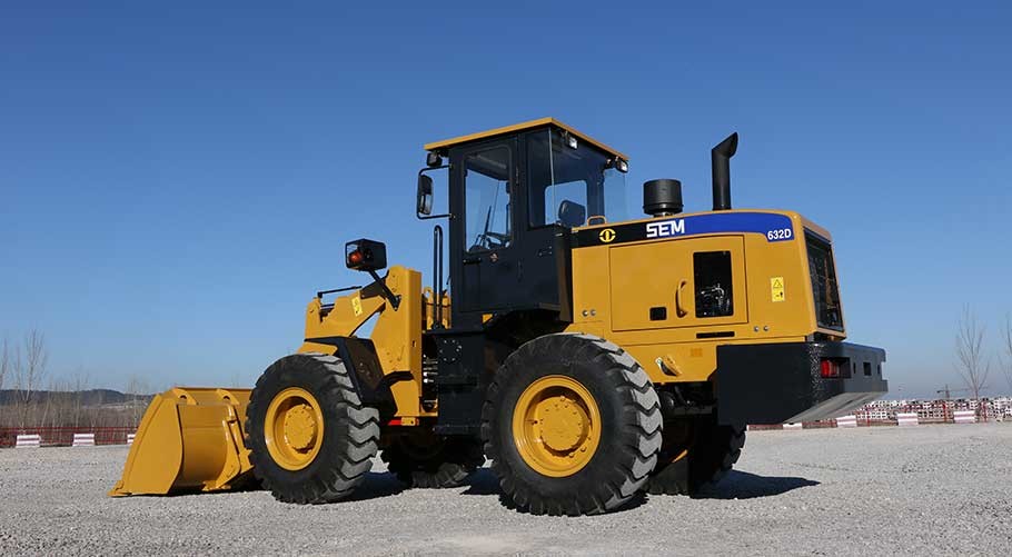 China front end loader SEM655D 5tons wheel loader price