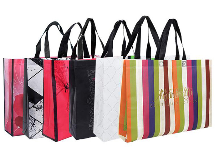 Environmentally friendly coated foldable non-woven handbags non-woven bags with customer logo