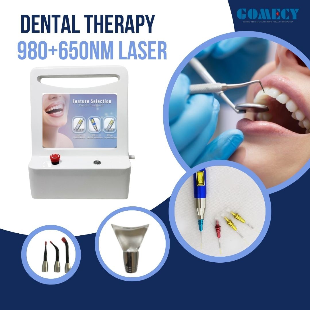 650nm 980nm Teeth Diode Laser In Dentistry For Periodontics Endodontics Soft Tissue Surgery