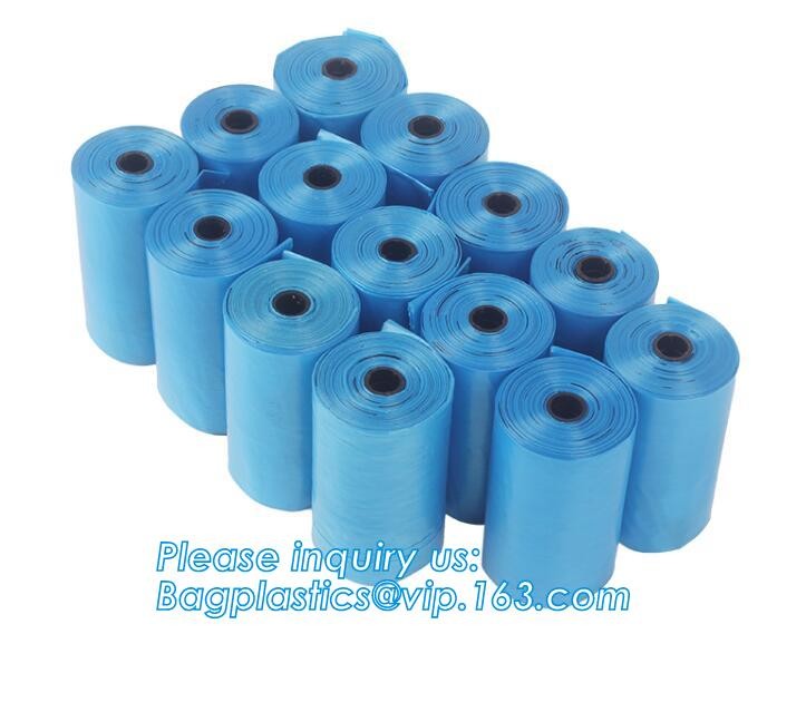 10 Rolls/150Pcs Plastic Pet Dog Waste Bags 33 * 22cm Durable Trash Cleaning Bag, cornstarch based compostable pet waste
