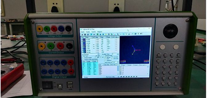 Three-Phase Microcomputer Relay Protection Tester Can Be Connected to PC