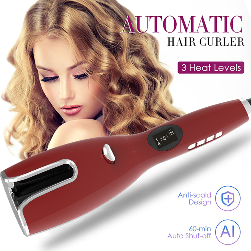 50W Auto Rotating Hair Curler Rotating Hair Curling Iron For Women